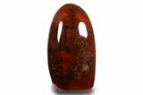 Free-Standing, Polished Carnelian Agate - Madagascar #317656-1